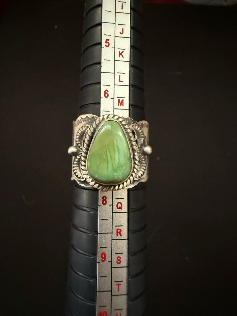 Sterling silver Sonoran cigar band ring size 7